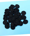 1000 Piece Black Latex Finger Sleeves Block Sneaky Sweat Smudges And Greasy Fingerprints From Messing With Pristine Hardware For Tough Shop Floor Crews And Weekend Gearheads Fixing Tight Builds, displayed on a blue background.