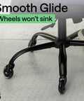 Slip Resistant Clear Office Chair Mat For Carpet Floors With Smooth Rolling Glide Under Desk Heavy Duty Plastic Computer Mat And Carpeted Floor Protector For Work And Gaming Chairs 29x47 shown with chair wheels.