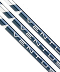 Close-up of Ventus Blue Driver Shaft 60G Regular To XStiff With Uncut 46 Inch Length, showing shaft branding details.