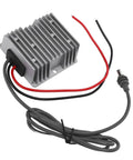 No Stress Step Up DC Boost Converter Cable Delivering Dead Serious 57V 4.5A Amp Output with aluminum heatsink and wires.