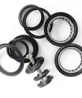 1-1/8 Inch Threadless Headset Top Cap Bearings for BMX and MTB, beefed up 34mm and 44mm diameter, includes star nut and bolt