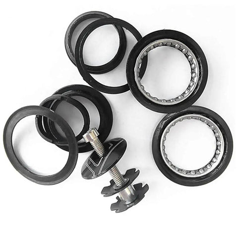 1-1/8 Inch Threadless Headset Top Cap Bearings for BMX and MTB, beefed up 34mm and 44mm diameter, includes star nut and bolt