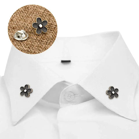 50 Piece Bulk Haul Of Top Shelf Metal Pin Backs Featuring Grip Tight Locking Clasps Perfect For Custom Lapel Pins And Enamel Badges, flower design