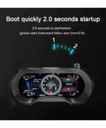 Chevrolet Camaro 12.3 Inch Car LCD Dashboard Panel Plug And Play Replacement For 2015 2023 Smart Digital Cluster Virtual Cockpit Speedometer Gauges Dope Ride Ready, front view, boot screen