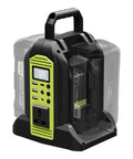 Portable 350W Power Inverter For Ryobi 40V Batteries, Pure Sine Wave DC 40V To 120V AC Converter with 6 Output Ports, LED Light