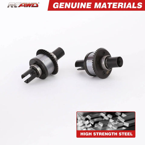 Beefed Up Front And Rear Differential Gear Set For Losi One Tenth Baja Rey Version Two Point Zero 4x4 RC Upgrade Crafted From 6061 Aluminum