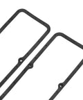 Small Block Chevy Valve Cover Gasket Set With Steel Core Rubber Fits 350 305 283 327 400 383 SBC Engines Premium OE Quality Seal For Leak Prevention In Street And Race Cars, black gasket pair