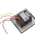 Back view of Hands Free Infrared Sensor Switch Exit Button With LED Indicator For Doors And Gates Industrial IP 55 Steel Plate