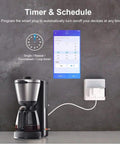S31 Lite Smart Plug No Hub Required ETL Certified IFTTT Compatible with timer schedule and coffee maker connection