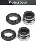 Two Pack 17mm Internal Diameter Shaft Seal Replacement Made From Alloy And Plastic 103-17 For Pump Shafts Water Pumps Spa Pools Works In Water Oil And Mildly Corrosive Fluids, two seals shown