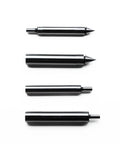 Industrial Grade Mechanical Edge Finder Featuring .200-Inch Tactile Contact Tip And 3/8-Inch Shank in black finish.