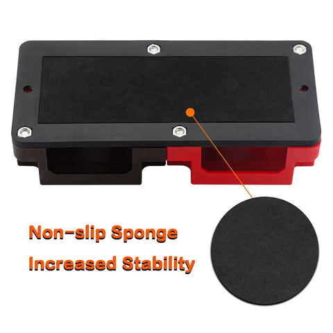 Rig Ready Beefed Up 400Amp 12 To 48Volt Tin Plated Copper Bus Bar With Eight M10 Studs For Hassle Free Battery Junction Independent Solar Build, featuring non-slip sponge.