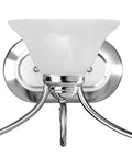 Three-Light Bathroom Vanity Fixture In Chrome Finish, Transitional Steel Design For Modern Bathrooms, 26.5 Inch Wide Vanity Light