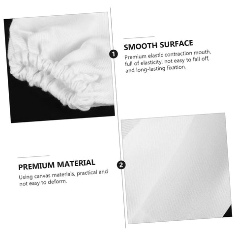 Close-up of Hardcore Canvas Arm Sleeves For Sandblasting And High Pressure Setup showing smooth surface and elastic contraction.