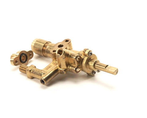 R Valve With Safety ABCE Model OEM Replacement Part For Oven Heavy Duty Kitchen Appliance Valve brass assembly side view