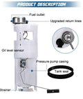Diagram of Drop In Fuel Pump Module Assembly For 2002 2003 Dodge Ram 1500 Pickup Truck With 26 Gallon Tank E7161M Direct Fit Replacement OE