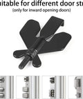 Portable Door Lock Add A Lock For Travel And Home Privacy, Extra Security Device suitable for inward opening doors