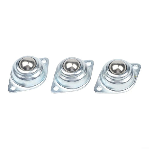 Heavy Duty Galvanized Steel Ball Wheel Casters Delivering Rock Solid Sixty Six Pound Capacity With Smooth 360 Degree Flex Swivel Action for shop carts.