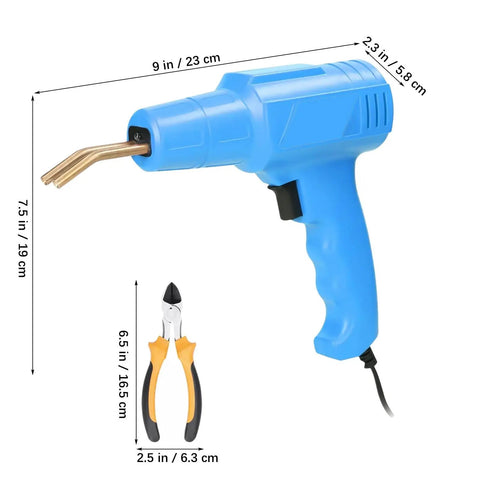 100W Portable Plastic Welding Tool for Car Bumpers and Auto Body Repair Handheld Quick Heat Up Pro Grade Overheat Protection