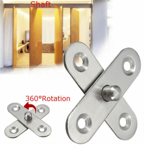 360 Degree Stainless Steel Door Pivot Hinge For Cabinets And Folding Doors Hidden Rotary Hardware Fastener Kitchen