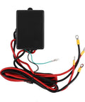 Rock Solid 2500 Lb Electric Power Tow Winch With Remote Control For ATVs And UTVs Silent Motor DC 12V heavy duty control box.