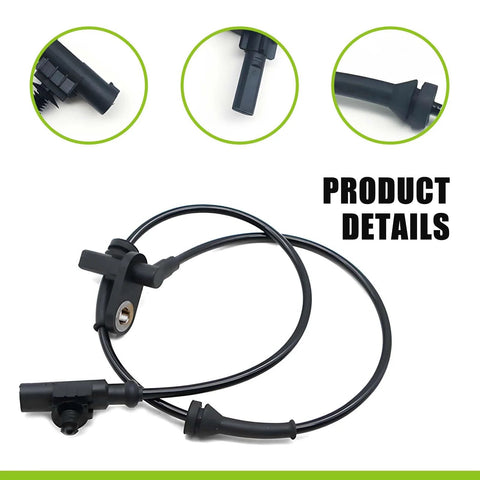 Ferianl black ABS wheel speed sensor with mounting tab and wiring harness for 3630050U2010 Heyue models
