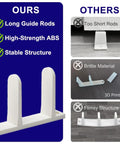 Comparison of Durable ABS Sliding Closet Door Floor Guide For One And Three Eighths Inch Thick Doors with alternative products.