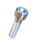 Heavy Duty Grade 2 Titanium M10 X 1.5 X 40Mm Socket Head Cap Screws Pack Of 5 Polished Fasteners showing the polished cap and threaded body.