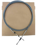 Coiled 17 Foot Marine Throttle And Shift Remote Control Cable Pro Grade OEM Replacement with stainless steel core