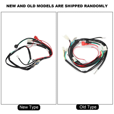 Electric Start Harness Kit With Secure Universal Fit Durable PVC Wiring Loom for Pit Bike ATV Motorcycle Off Road Trail Racing Enthusiasts and Kick Start Backup