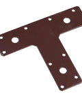 Heavy Duty T Shaped Steel Braces Rock Solid Reinforcement Plates For Structural Framing And Fencing No Fuss Mending Kit 20 Pack with pre punched holes.