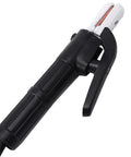Heavy Duty Welding Clamp Electrode Holder With 10 Foot Cable designed for stick welding jobs, showing handle with cool grip insulation.