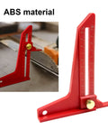 Precision ABS Aluminum Alloy Height Gauge For Woodworking Projects With Sturdy Construction preventing deformation with clear measurement markings.
