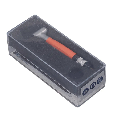 Top Tier Pneumatic Die Grinder Pumping Out Lightning Fast 50000 RPM In A Compact Pencil Handle, shown in protective packaging.