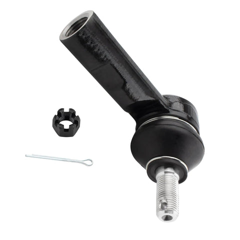 Front Outer Tie Rod Ends Left And Right For Pontiac Vibe And Toyota Matrix 2003 2008 ES3713 Set Of 2 Durable Steering Linkage For Smooth Responsive Ride black metal tie rod end with castle nut and cotter pin