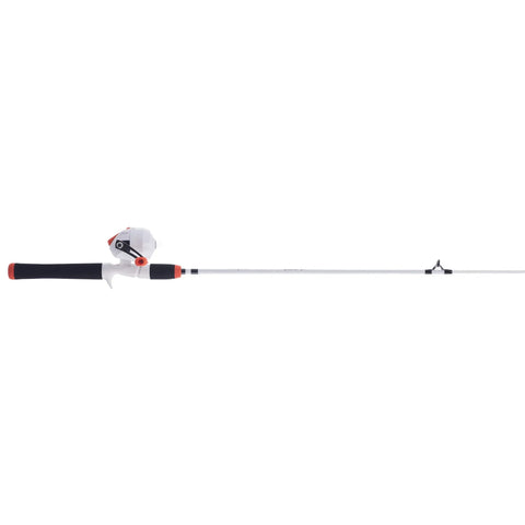Customize It Spincast Youth Fishing Pole And Reel Combo For Kids, 2 Piece Rod, Size 6 Reel, side view, mess free fun