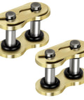 520 Chain Master Link Kit 2 Pack With O Ring For Motorcycle ATV Dirt Bike Go Kart And Quad Heavy Duty Roller Chain Connector Links Includes Free Lubricant Pack