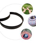 Crescent Moon Paver Molds For DIY Garden Pathway And Patio Paving Moon Shaped Floor Molds Durable ABS Plastic Easy To Handle Outdoor Walkway Stone Molds For Patios Paths And Courtyards