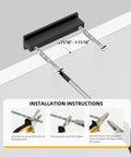 Installation instructions for 10 Pack 3 Inch Matte Black Kitchen Cabinet Handles And Drawer Pulls For Cabinets And Furniture