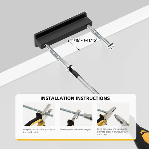 Installation instructions for 10 Pack 3 Inch Matte Black Kitchen Cabinet Handles And Drawer Pulls For Cabinets And Furniture