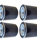 4 Pack Engine Saver Oil Filter 111836 With Anti Drain Valve And 30 Micron Media For Sludge And Debris, Three Quarter Inch 16 Thread
