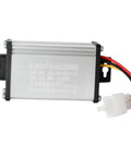 Straight Fire Heavy Duty DC To DC Voltage Converter 36V 48V 60V 72V To 12V 10A Step Down Regulator in aluminum housing.