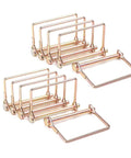 Front view of Four Inch Trailer Coupler Pin Kit 10 Pack Beefy Heavy Duty Wire Lock Pins For PTO Shafts And Hitch Assemblies.