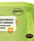 Close-up of premium mesh material for Straight Up The Ultimate High Visibility Reflective Safety Pants For Men And Women Featuring Cool Airflow Mesh.