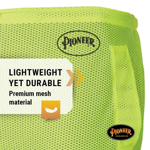 Close-up of premium mesh material for Straight Up The Ultimate High Visibility Reflective Safety Pants For Men And Women Featuring Cool Airflow Mesh.