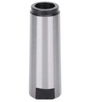 Morse taper drill sleeve reducing adapter MT4 to MT2, high-speed steel, silver finish