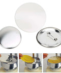 56mm Metal Badge Making Kit With Pin Back Button Parts For DIY Craft Projects And Wearable Badges Includes Tinplate Front Covers