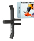 Ratchet Strap Winder Drill Bit Attachment For Effortless Tie Down Rolling Heavy Duty Strap Roller with packaging
