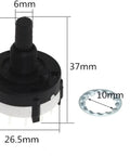Rotary Switch Kit 100 Pack RS26 Plastic Band Switches 4 Pole 3 Position 2 Pole 6 Position 1 Pole 12 Position 21mm Handle Length