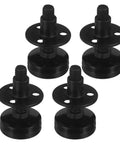 Four Pack Adjustable Furniture Leveling Legs With Heavy Duty Threaded Feet, Anti Slip Levelers For Cabinets, Sofas, Tables, Workbenches